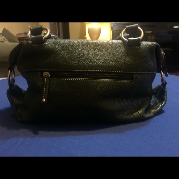 Tignanello Double-Handle Satchel - Forest Green - Picture 2 of 8